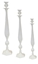 Immagine di CANDELABRO ALLUMINIO 1 FIAMMA H55 ALLUM/BIANCO