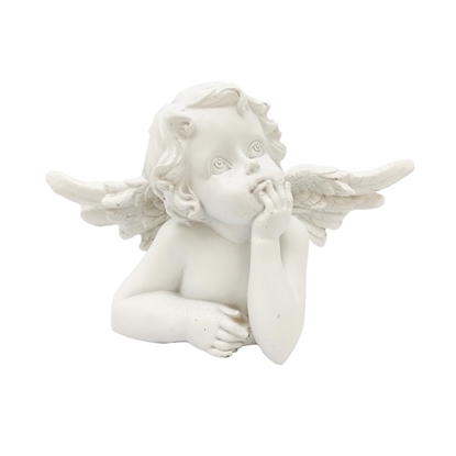 Immagine di BUSTO ANGIOLETTO BIANCO RESINA 23X10 H13