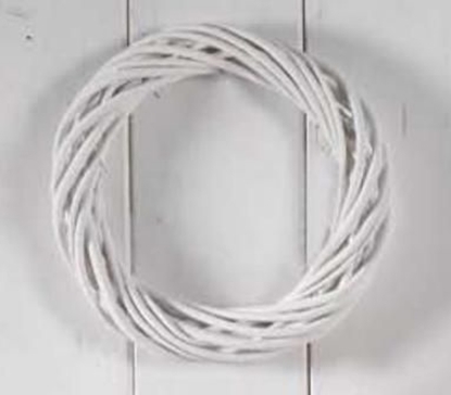 Immagine di CORONCINA VIMINI BIANCA D. 12