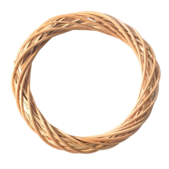 Immagine di CORONCINA VIMINI D.35 NATURALE