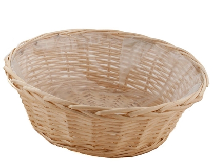 Immagine di VIMINI CESTA TONDA BORDO TRECCIA D.45 H.16,5