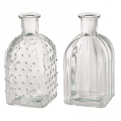 Immagine di BOTTIGLIE MIX IN 2 DESIGN D. 6.5 H. 14 CM