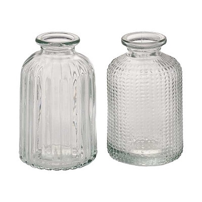 Immagine di BOTTIGLIE MIX IN 2 DESIGN D. 6 H. 10 CM