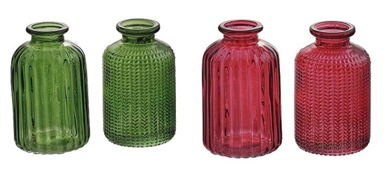 Picture of BOTTIGLIE MIX IN 2 DESIGN D. 6 H. 10 CM LUSTRATO