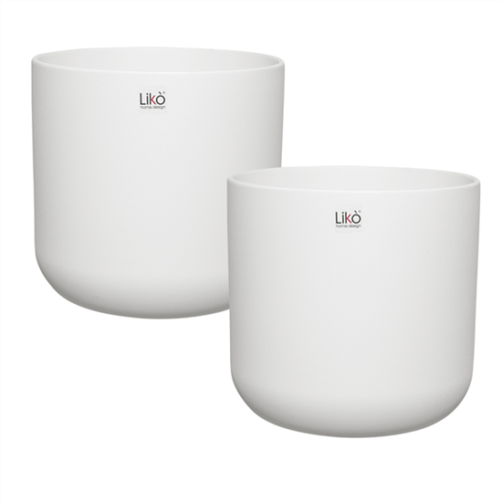 Immagine di CASPO' ZAHRA D. 24,5 H 24 CM. WHITE MATT