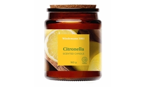 Picture of Candela profumata Citronella per esterni in vetro e sughero