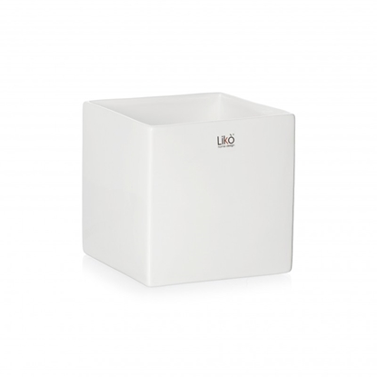 Immagine di CUBO 13X13X13 CM CERAMICA WHITE