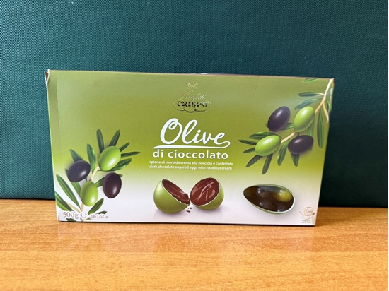 Immagine di OLIVE DI CIOCCOLATO VERDI/NERE AST. 500 GR.