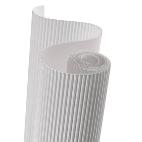 Picture of CARTONCINO ONDA FOGLIO 1000X700 MM. BIANCO