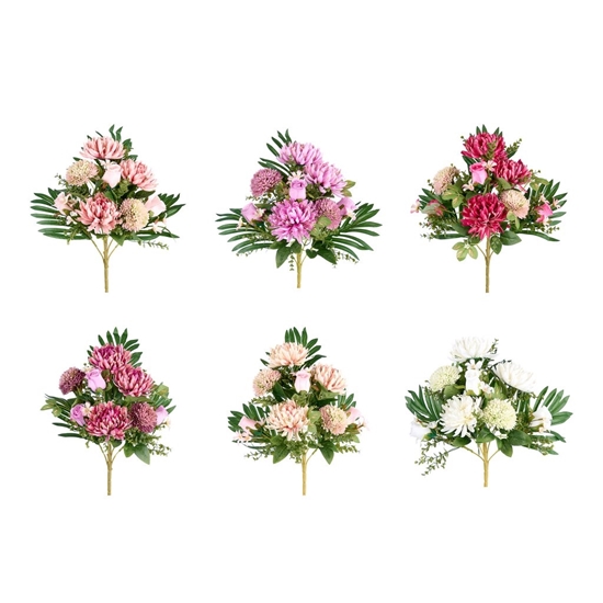 Immagine di FRONTALE CRISANTEMO E PON PON x 12 CM.45