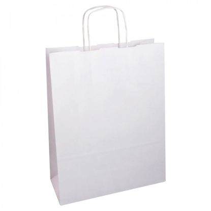 Immagine di SHOPPERS CVE KB CORDINO 22X10X29 CF. 25 PZ. BIANCO
