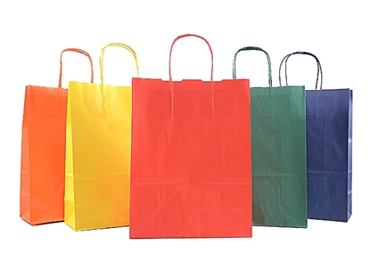 Immagine di SHOPPERS TWISTED COLOR 26X11X34,5 CM - CF.25 PZ.