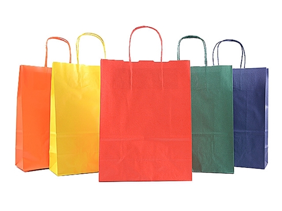 Immagine di SHOPPERS TWISTED COLOR 26X11X34,5 CM - CF.25 PZ.