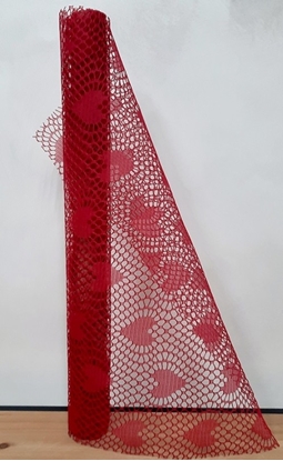 Immagine di RETE POLYCOTTON CUORE CM.50X 5 YDS