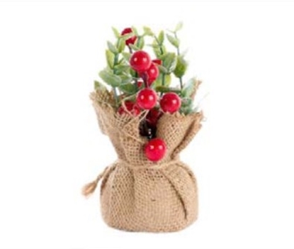 Picture of SACCHETTO JUTA CON COMPOSIZIONE CM.13