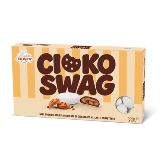 Immagine di Confetti Cioko Swag Bianco cf 500 gr.