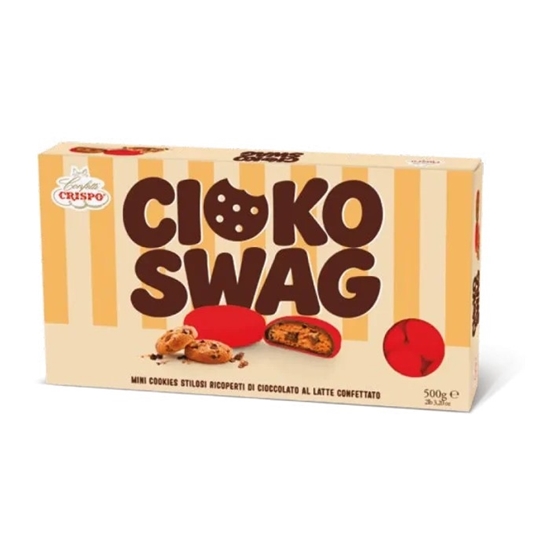 Immagine di Confetti Cioko Swag Rosso cf 500 gr.