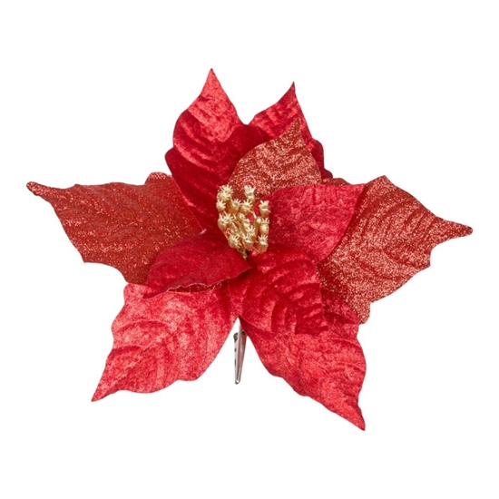 Picture of POINSETTIA CON CLIP ø CM.25