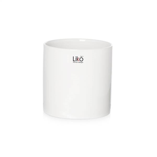 Immagine di CILINDER D. 12 H 12 CM. CERAMICA WHITE