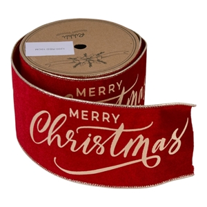 Picture of NASTRO RED CHRISTMAS CM.6,3x YARDS 10