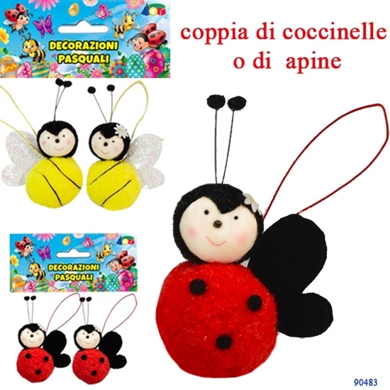 Immagine di BUSTA 2 APINE O 2 COCCINELLE, ASS.