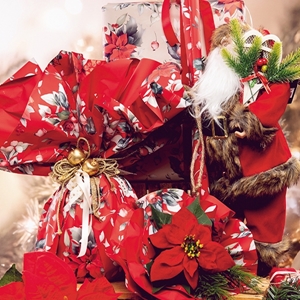 Picture of BOBINE PERL.FP2L.+ST1L. 40MY XMAS  FLOWER 1,00X25 MT